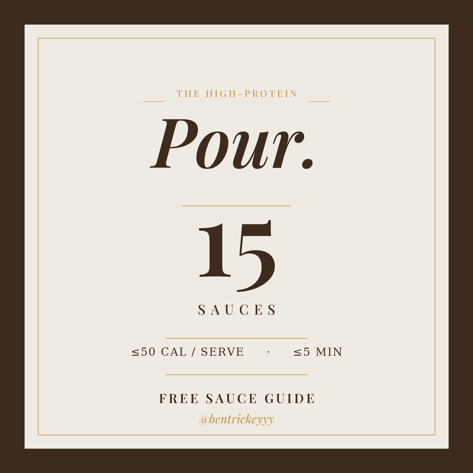 High-Protein Sauce Guide